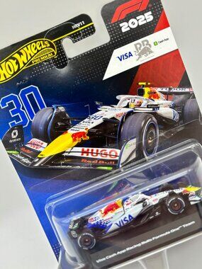 Hot Wheels Premium Formula 1 Jr Red Bull Liam Lawson #30 F1 2025 Diecast Car NEW